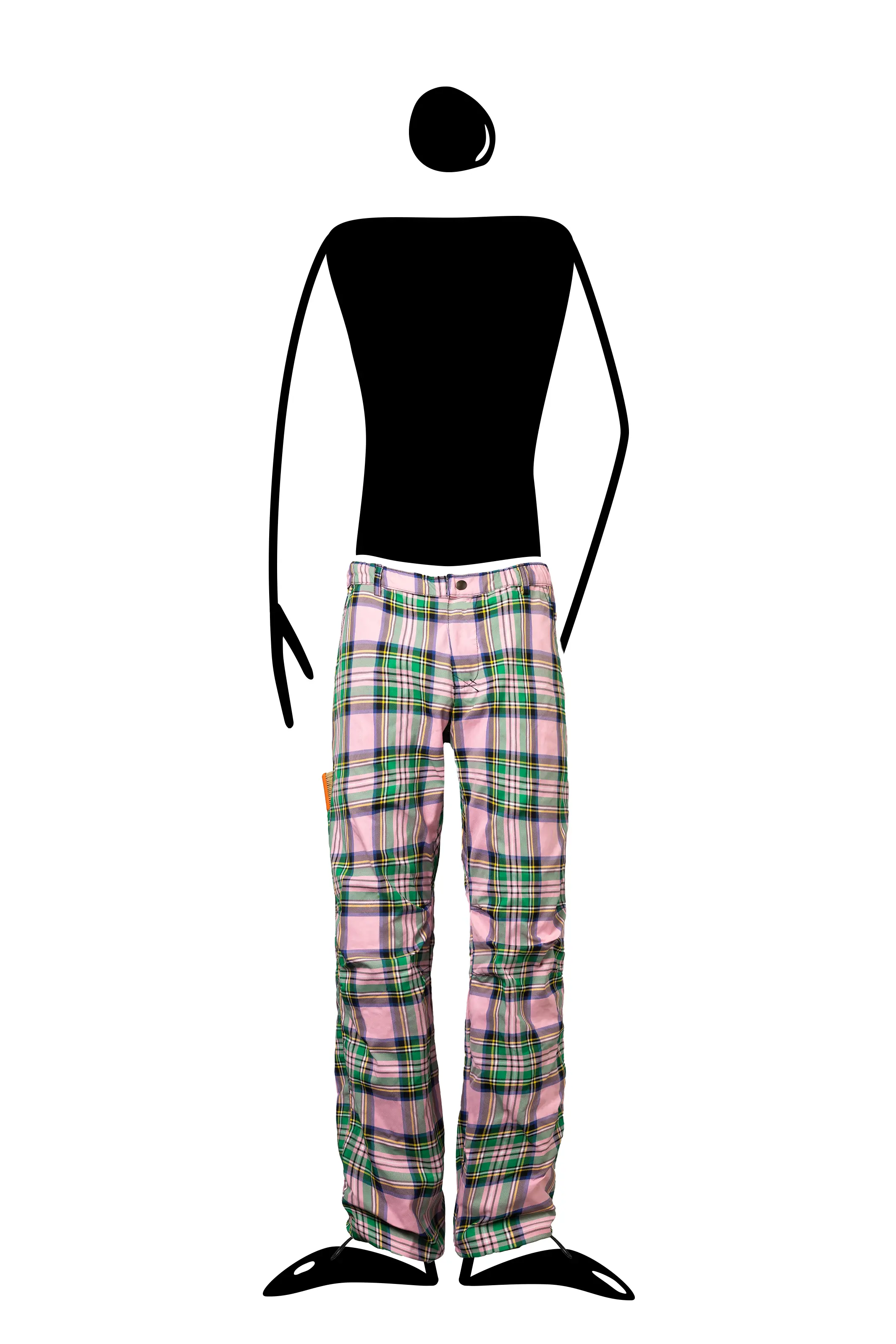Pantalone uomo impermeabile tartan rosa/verde BILLY 2 ⋆ MONVIC