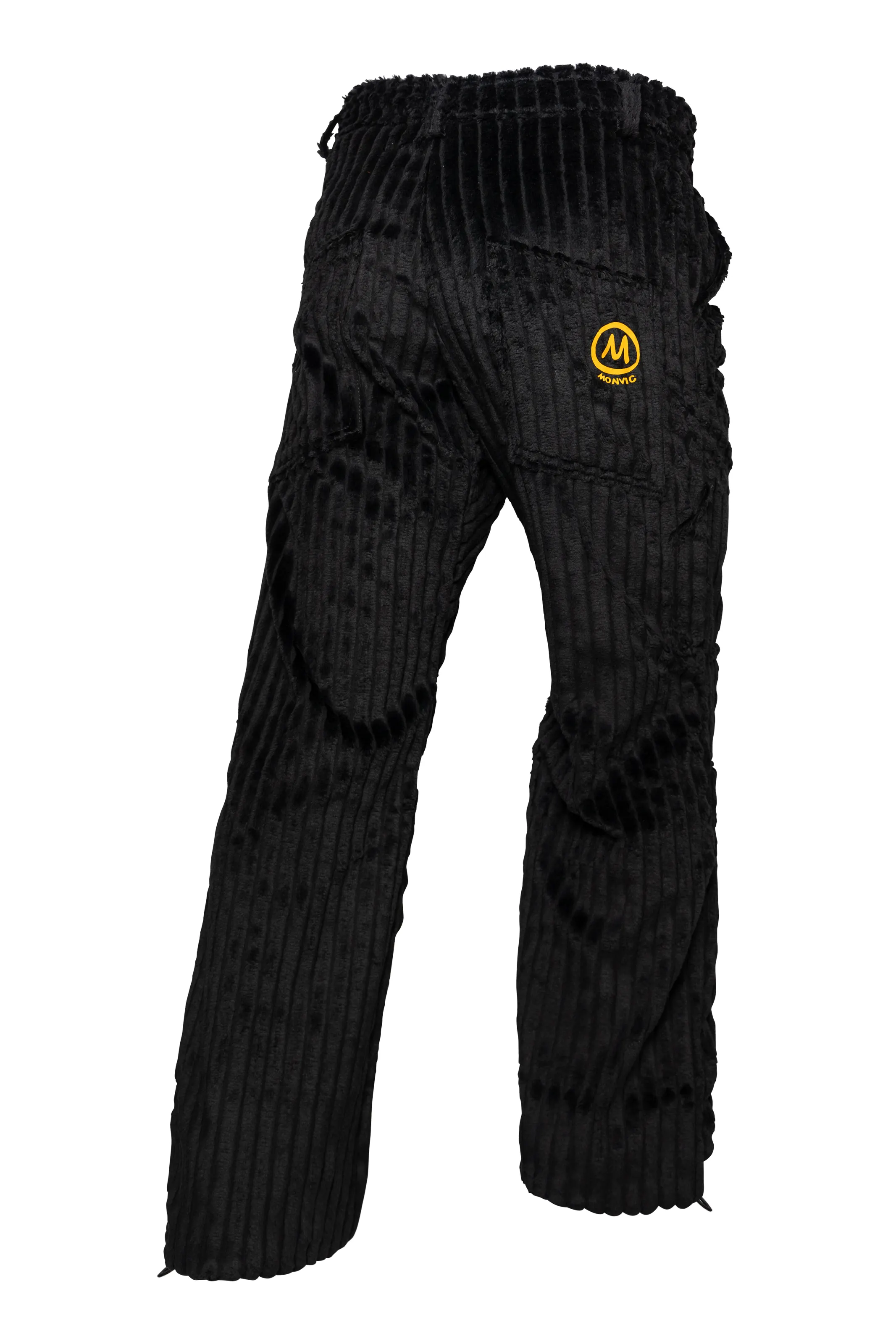 Pantaloni Joggers In Velluto A Coste Di Cotone Stretch Uomo - Foto 8