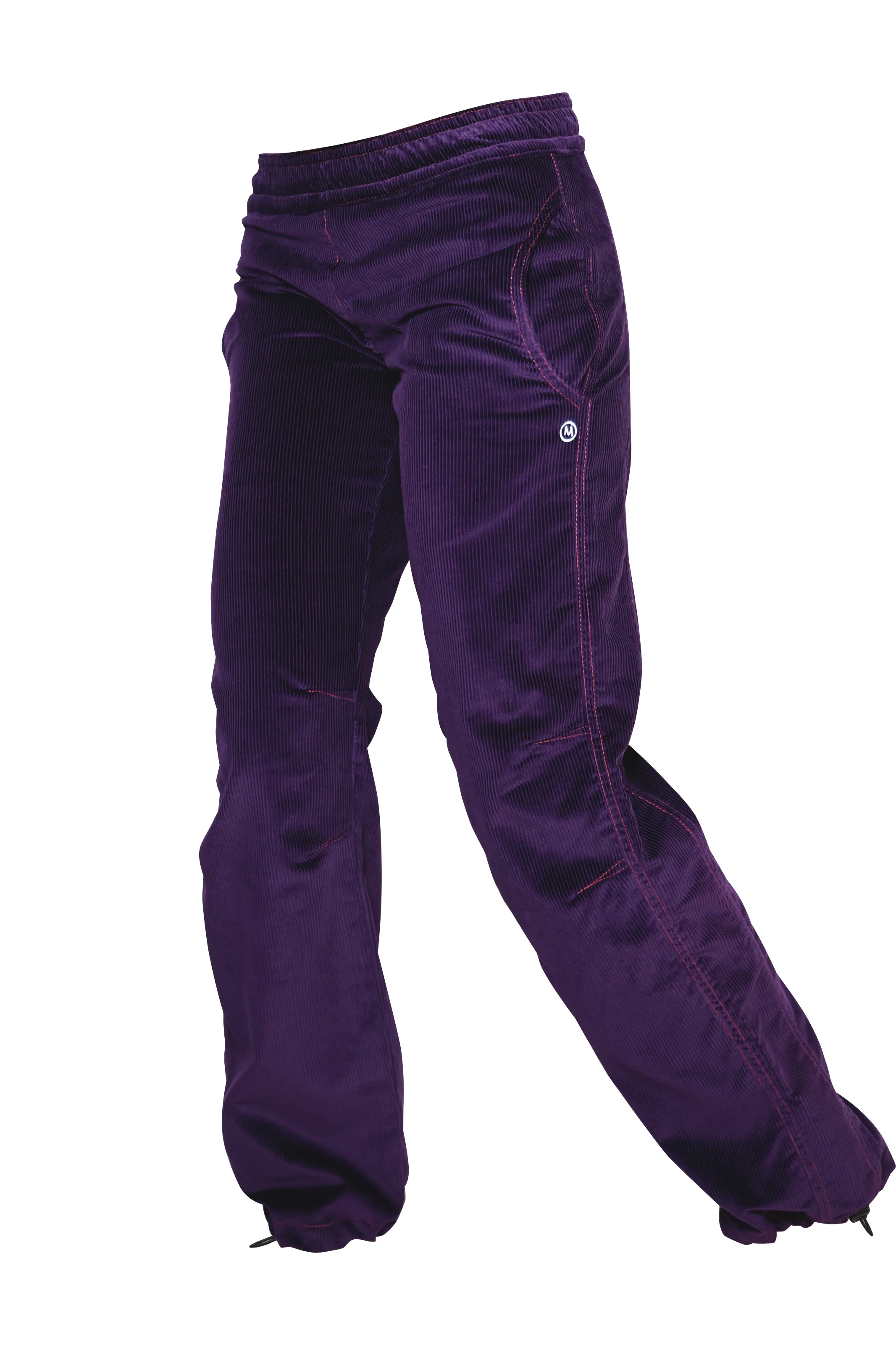 Women's corduroy trousers VIOLET VELVET ⋆ MONVIC ⋆ Made in Italy