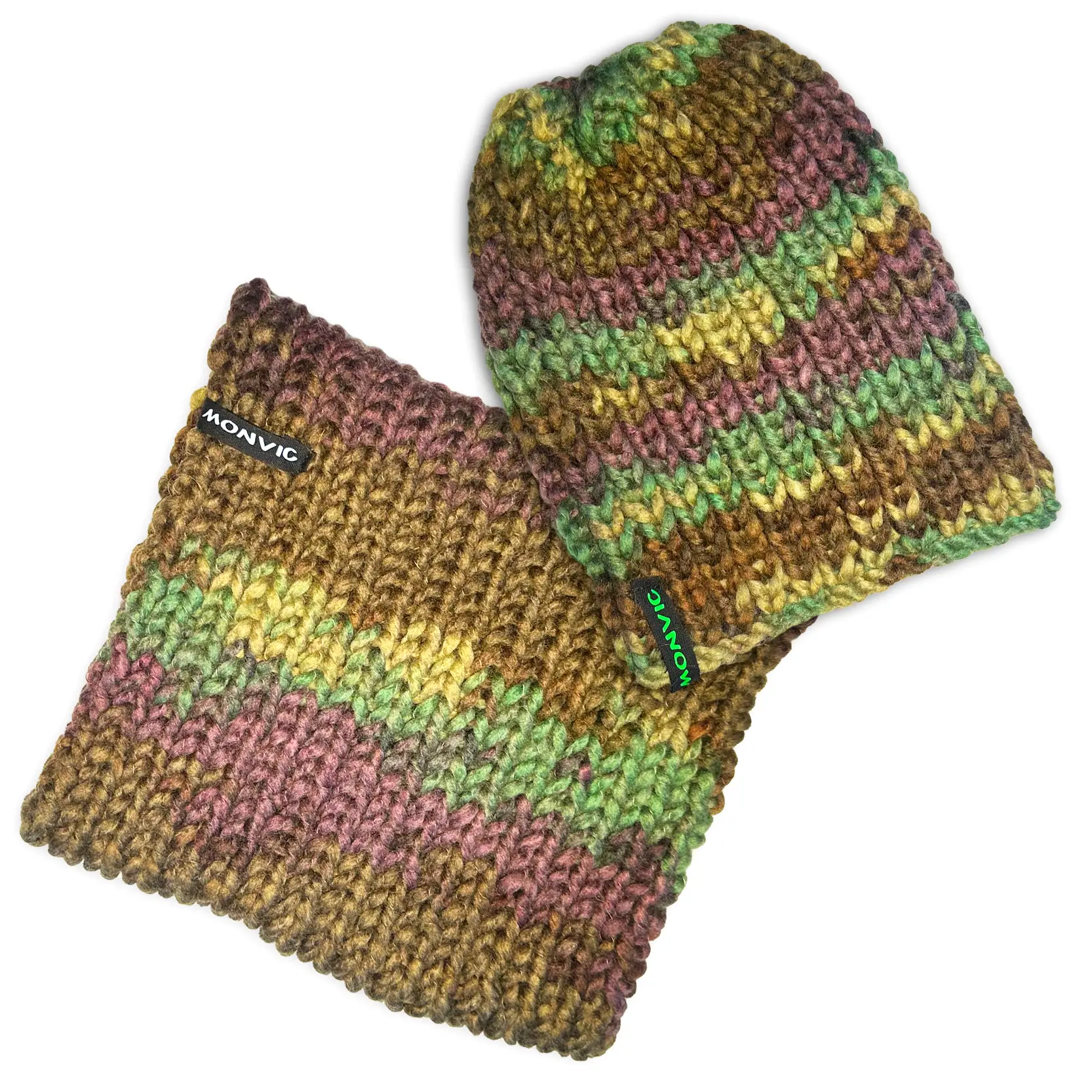 Cappello e scaldacollo di lana fatti a mano MOM&SON Caldi e colorati ⋆ ...