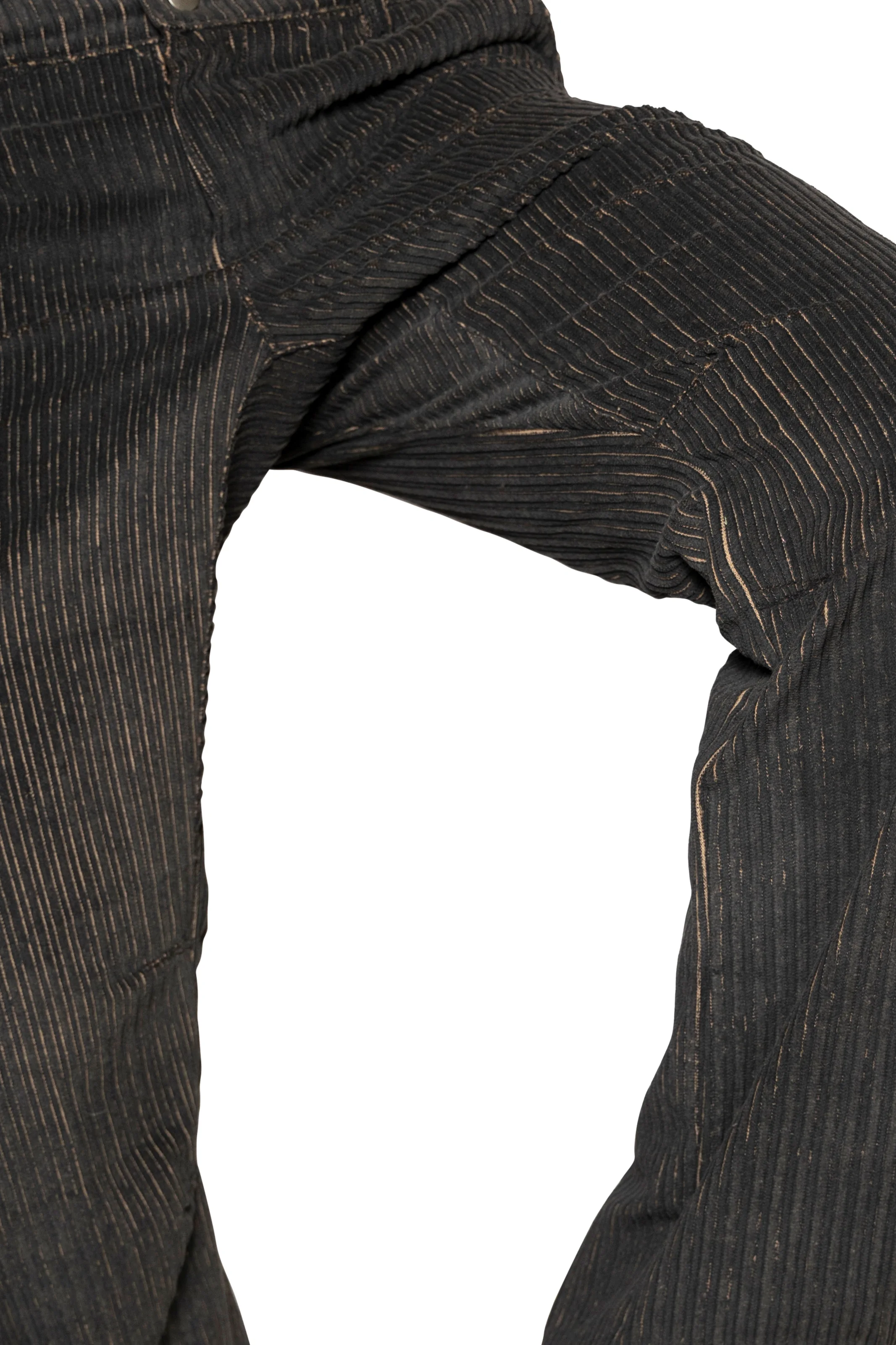 Pantaloni Uomo Farah Classic 813270-GP Velluto A Coste Oliva - Regular Fit - Vita W32-W46